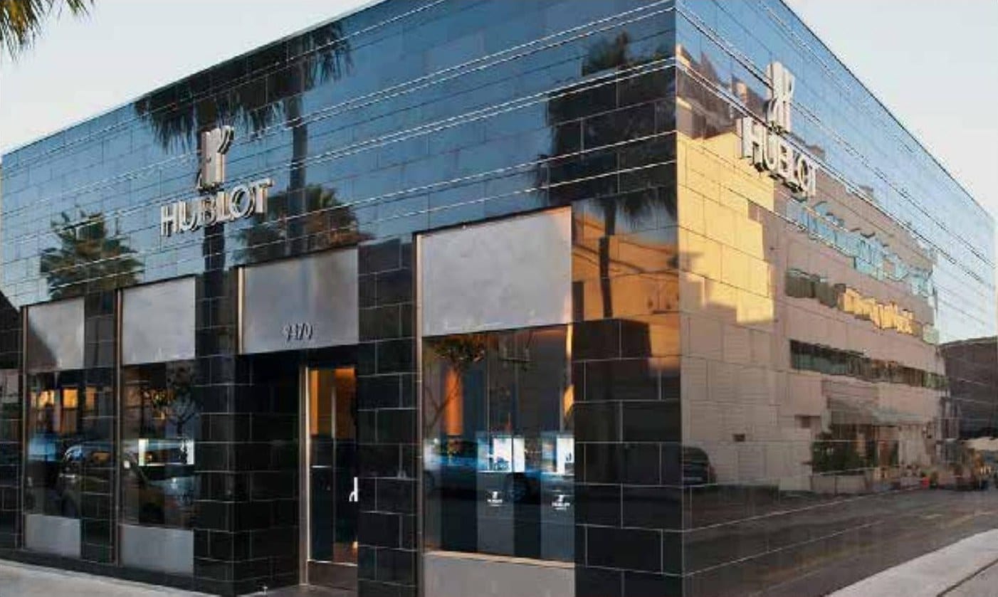 Boutique Hublot, concept retail global